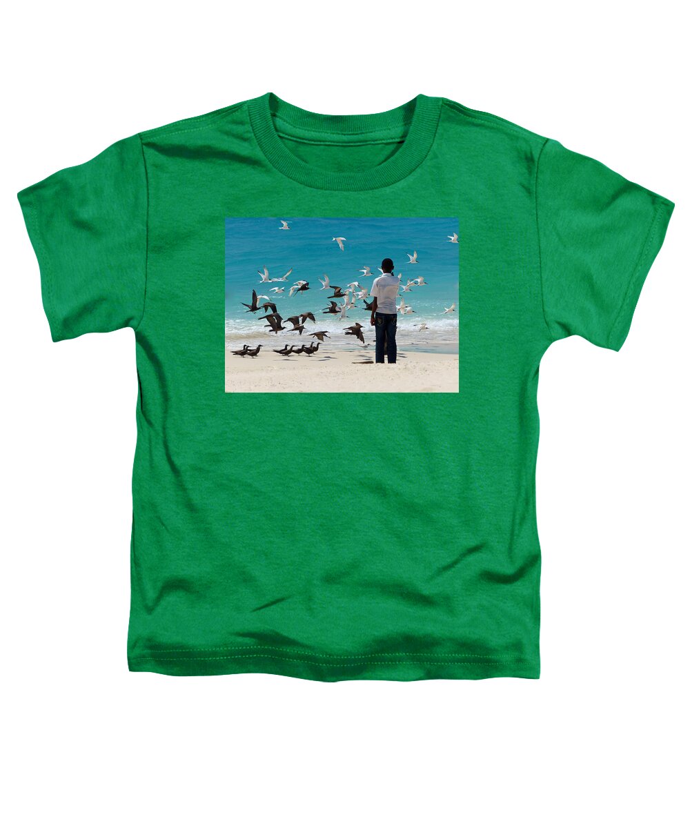 Beach Scene Toddler T-Shirt featuring the photograph Magical Moment by Carl Sheffer