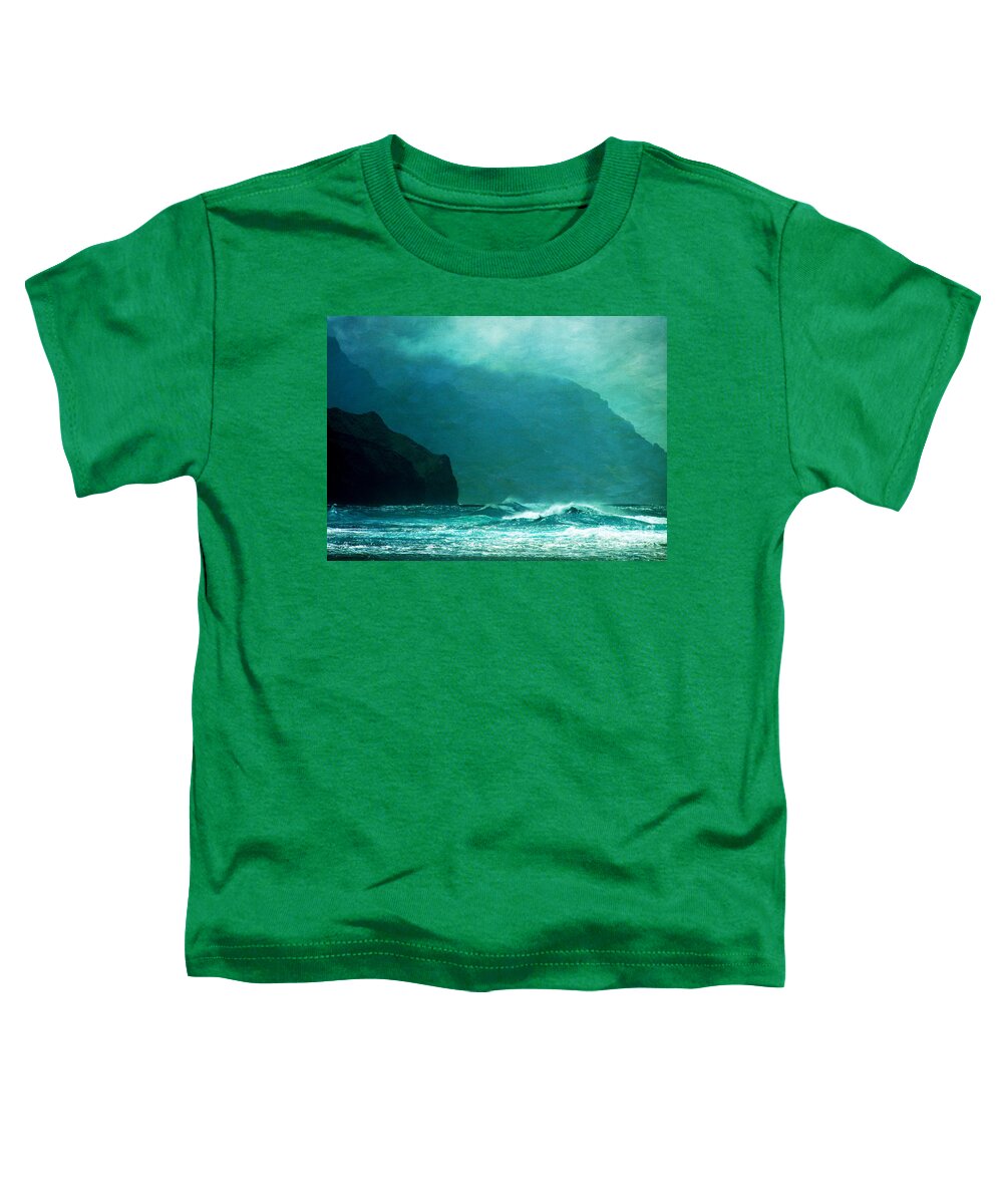 Kauai Toddler T-Shirt featuring the photograph Na Pali Coast by Roselynne Broussard