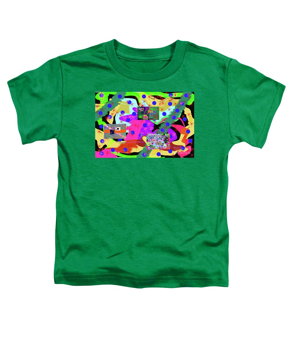 Walter Paul Bebirian Toddler T-Shirt featuring the digital art 6-19-2015f by Walter Paul Bebirian