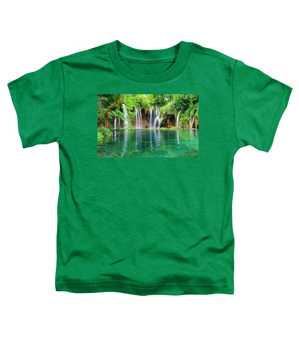 Waterfall Toddler T-Shirt featuring the photograph Waterfall #62 by Jackie Russo