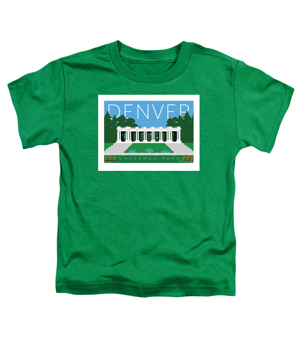 Denver Toddler T-Shirt featuring the digital art DENVER Cheesman Park by Sam Brennan