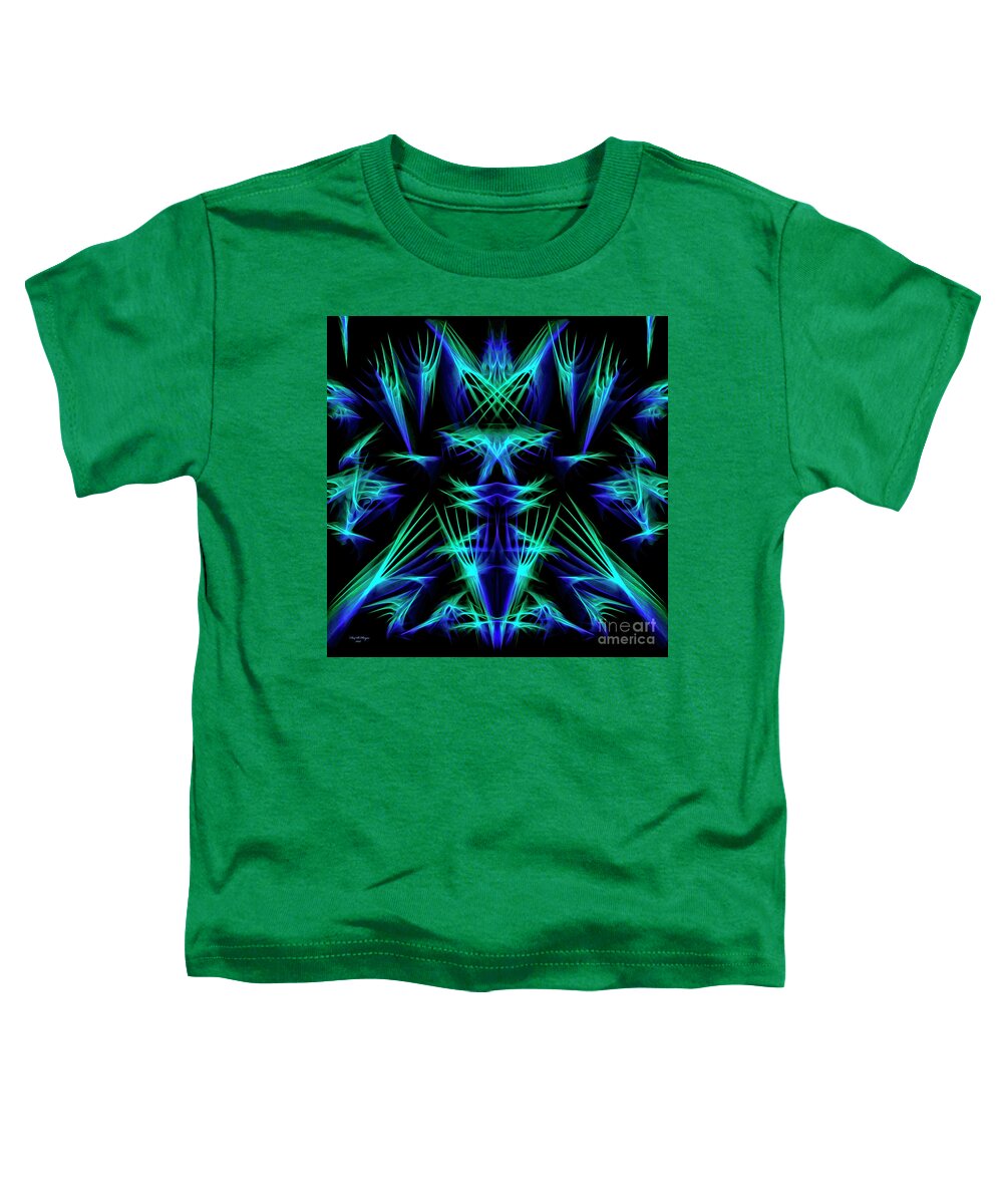 Digital Art Toddler T-Shirt featuring the digital art Fascination by DB Hayes