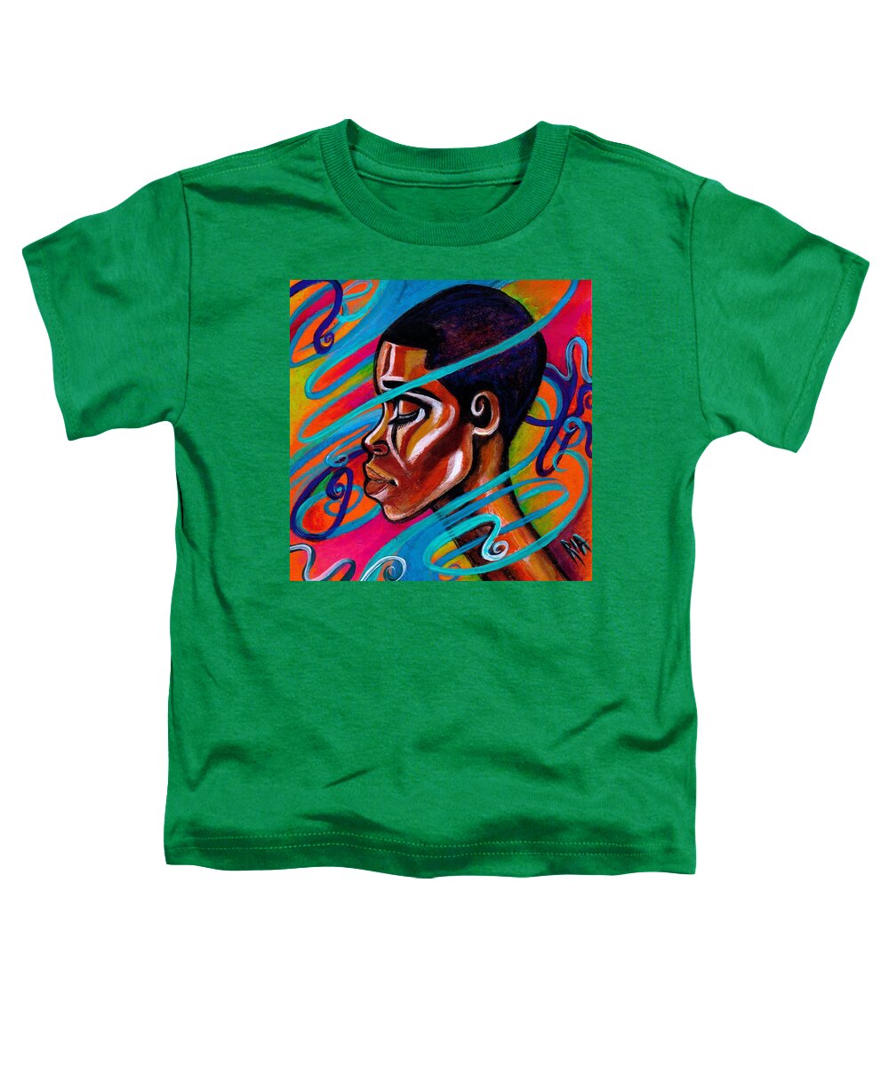 Hair Toddler T-Shirt featuring the painting Laced by Artist RiA