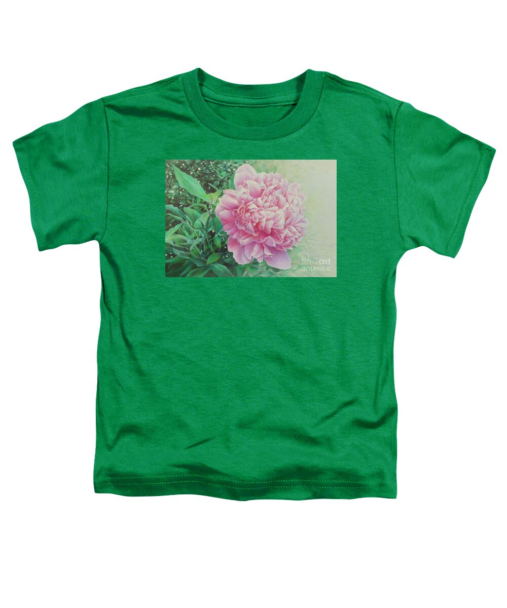 Flowers Toddler T-Shirt featuring the painting State Treasure by Pamela Clements