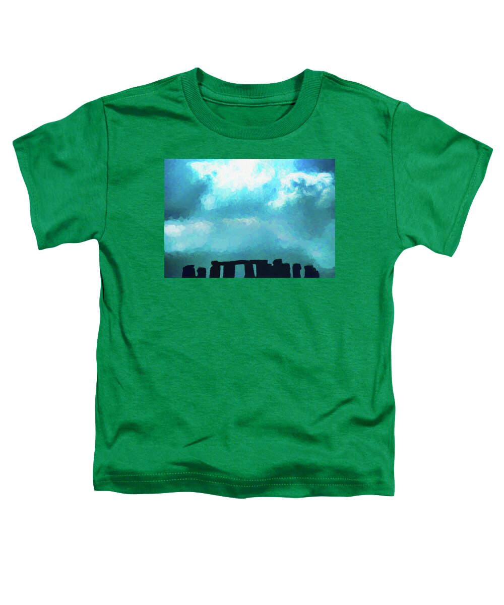  Stonehenge Toddler T-Shirt featuring the photograph Stonehenge Silhouette by Dennis Cox