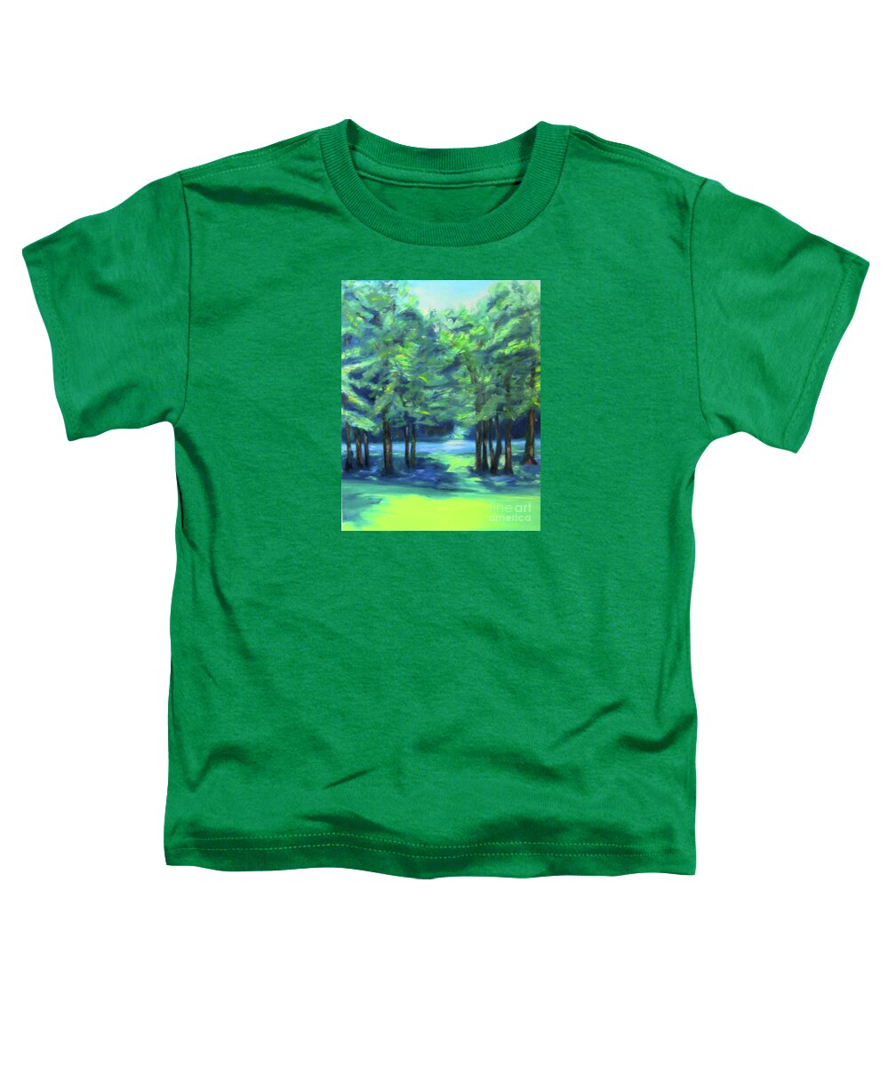 Art Toddler T-Shirt featuring the painting Summer by Karen Francis