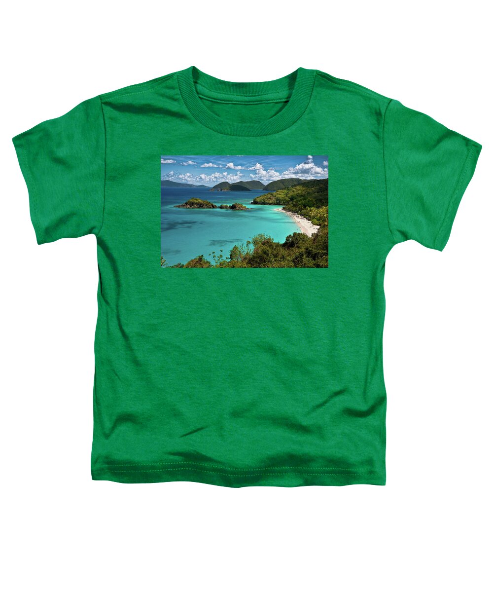 Trunk Bay Toddler T-Shirt featuring the photograph Trunk Bay Overlook by Harry Spitz