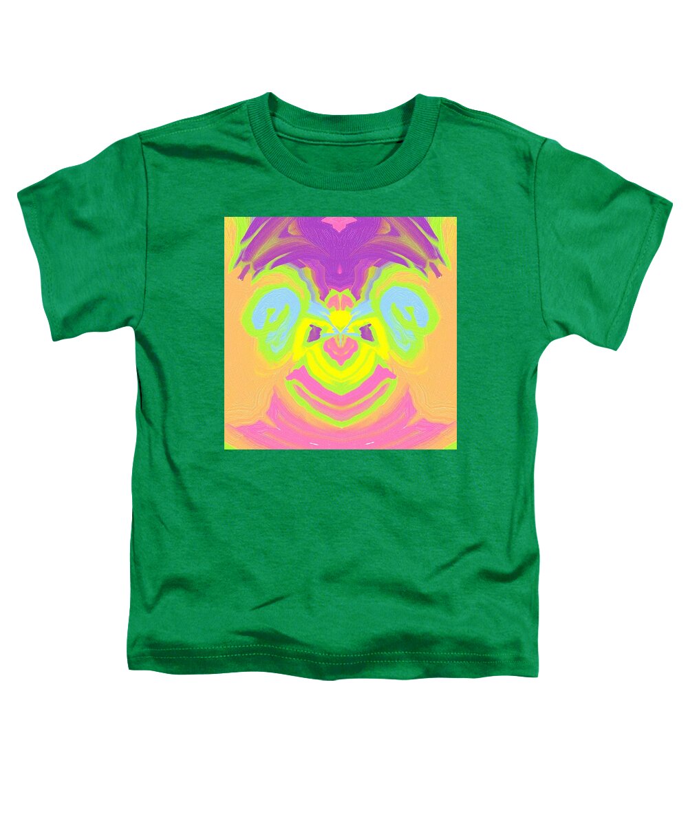  Toddler T-Shirt featuring the mixed media Cirucs Mouse by SarahJo Hawes