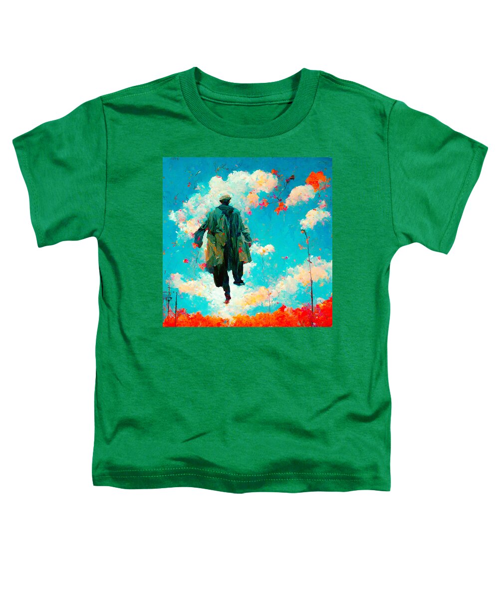 Trenchcoats Toddler T-Shirt featuring the digital art Trenchcoats #1 by Craig Boehman