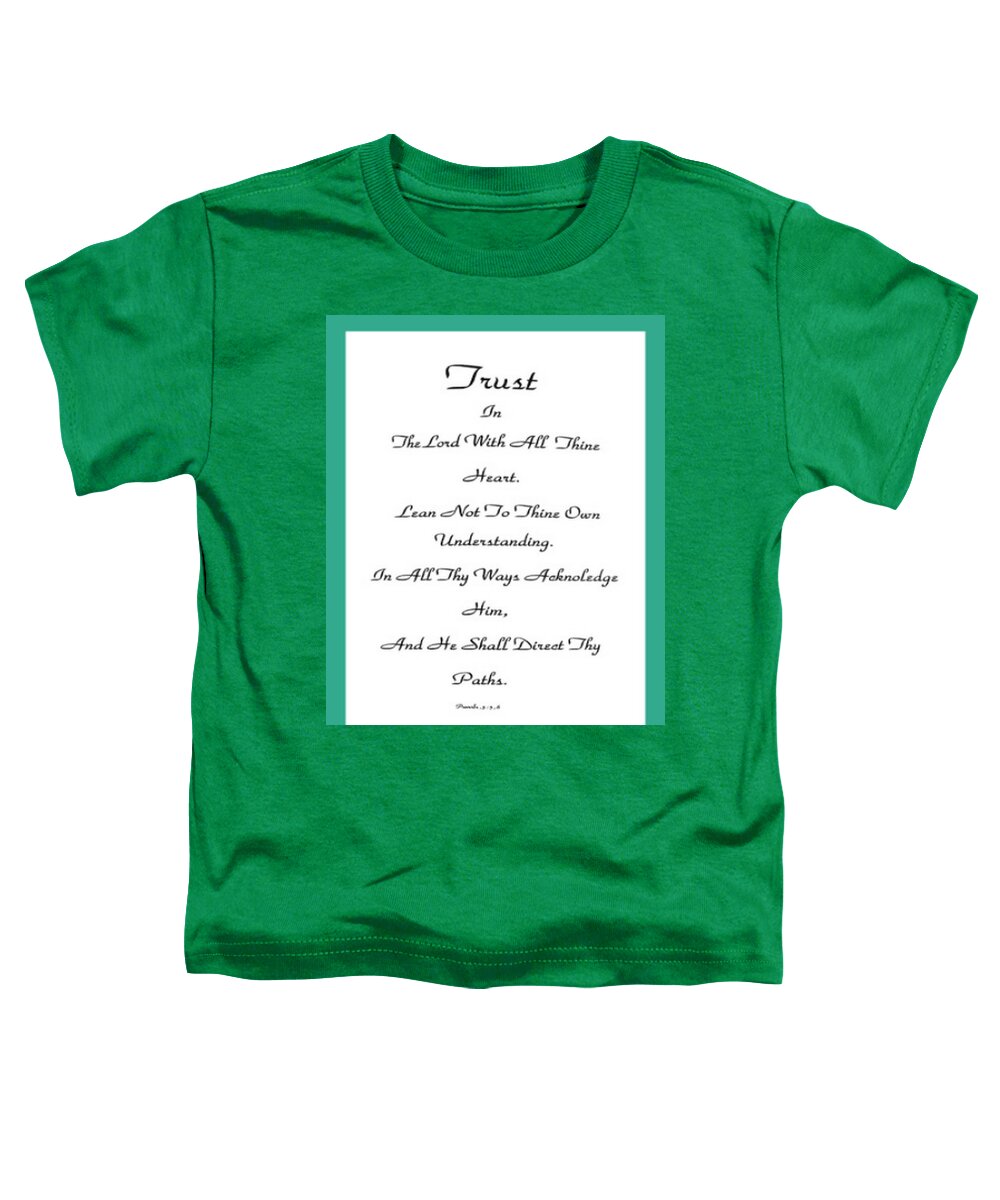  Toddler T-Shirt featuring the ceramic art Trust by Mary Russell