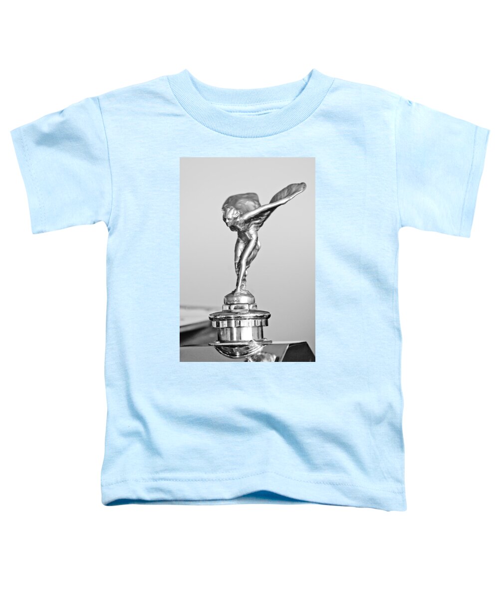 1929 Rolls-royce Phantom Ii Imperial Cabriolet Hood Ornament Toddler T-Shirt featuring the photograph 1929 Rolls-Royce Phantom II Imperial Cabriolet Hood Ornament by Jill Reger