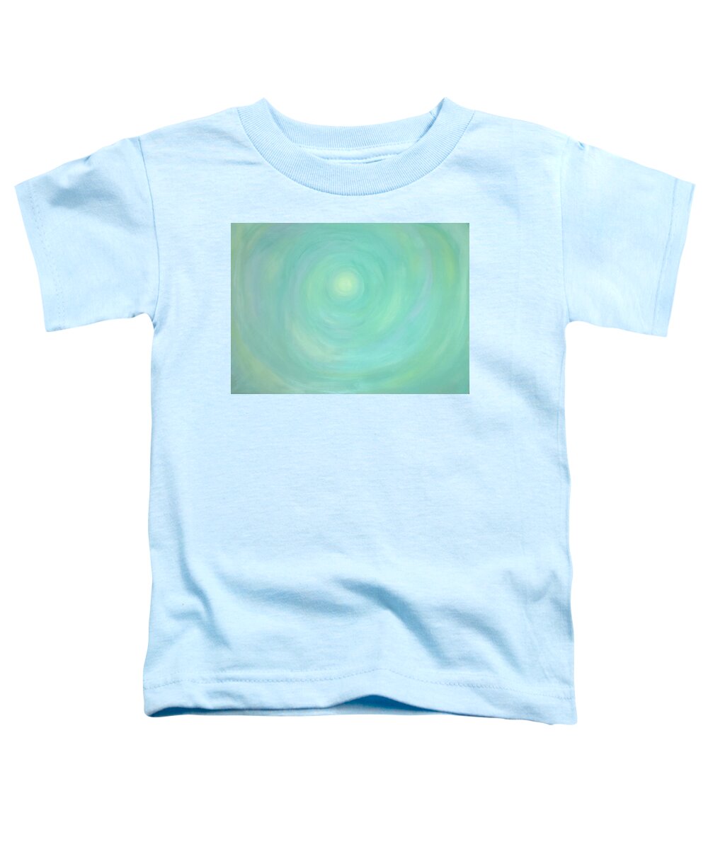 Abstract Toddler T-Shirt featuring the painting Beneath by Deb Mayer
