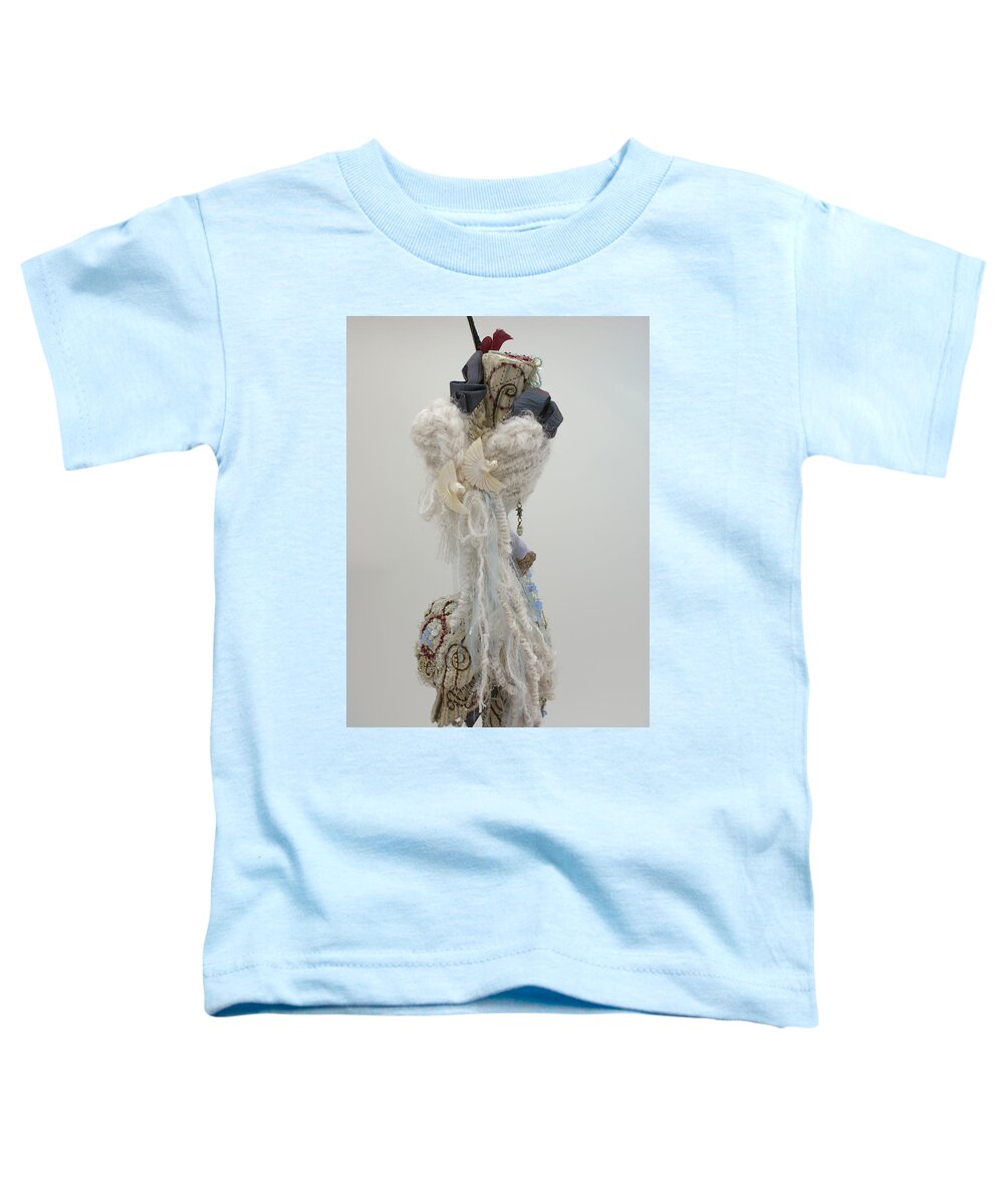 Countess M Toddler T-Shirt featuring the sculpture Countess M #2 by Judy Henninger