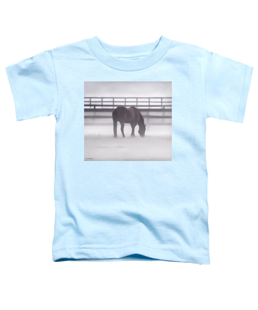 Fog Toddler T-Shirt featuring the photograph Foggy Morning by Lucy VanSwearingen
