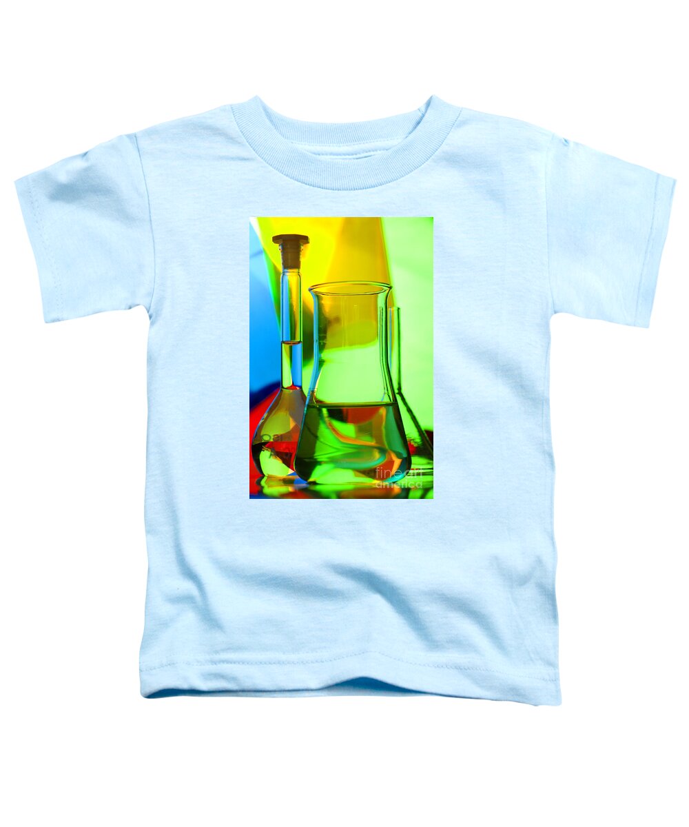 Apparatus Toddler T-Shirt featuring the photograph Glassware #1 by Sigrid Gombert