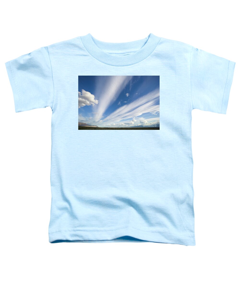 00346025 Toddler T-Shirt featuring the photograph Lenticular And Cumulus Clouds Patagonia by Yva Momatiuk John Eastcott