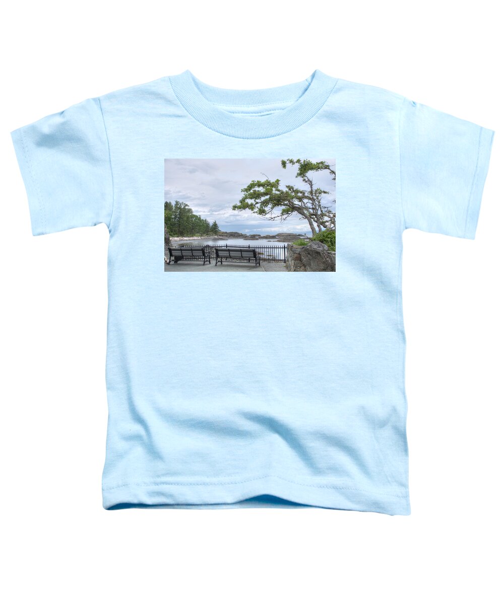 neck Point neck Point Toddler T-Shirt featuring the photograph Neck Point #1 by Kathy Paynter