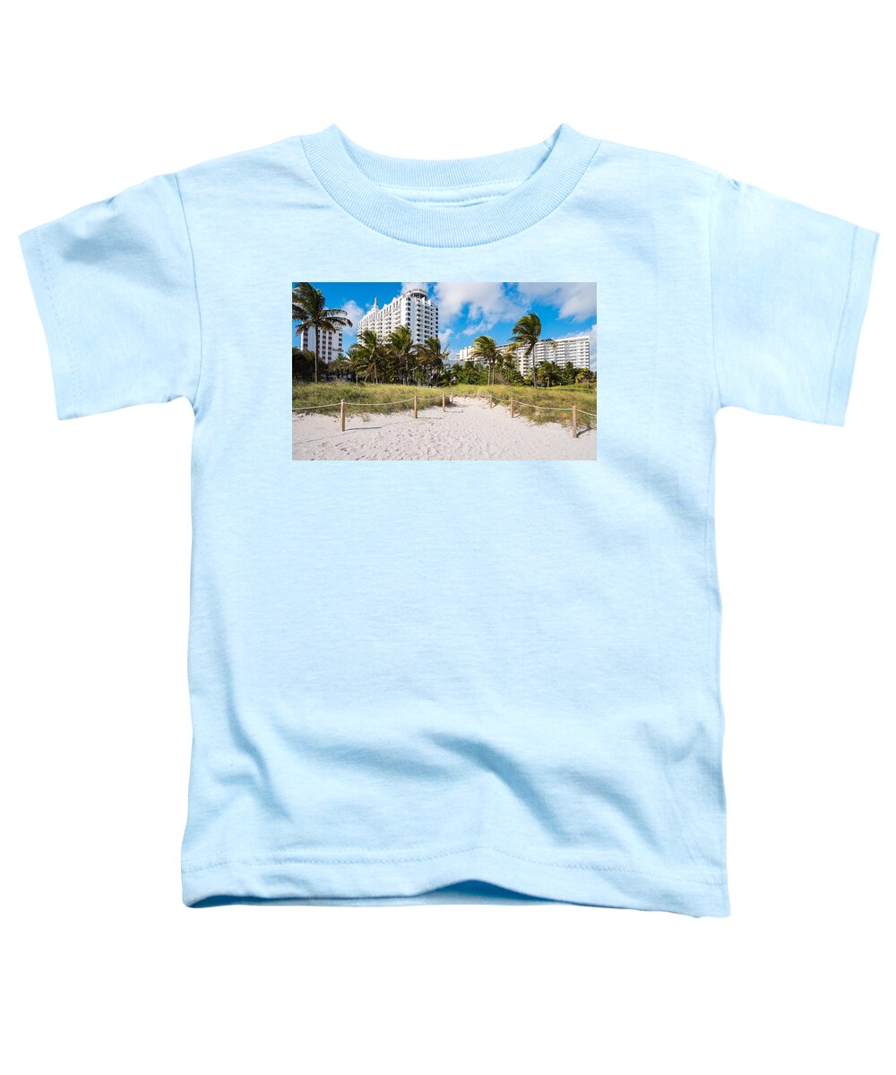 Architecture Toddler T-Shirt featuring the photograph Miami Beach #18 by Raul Rodriguez