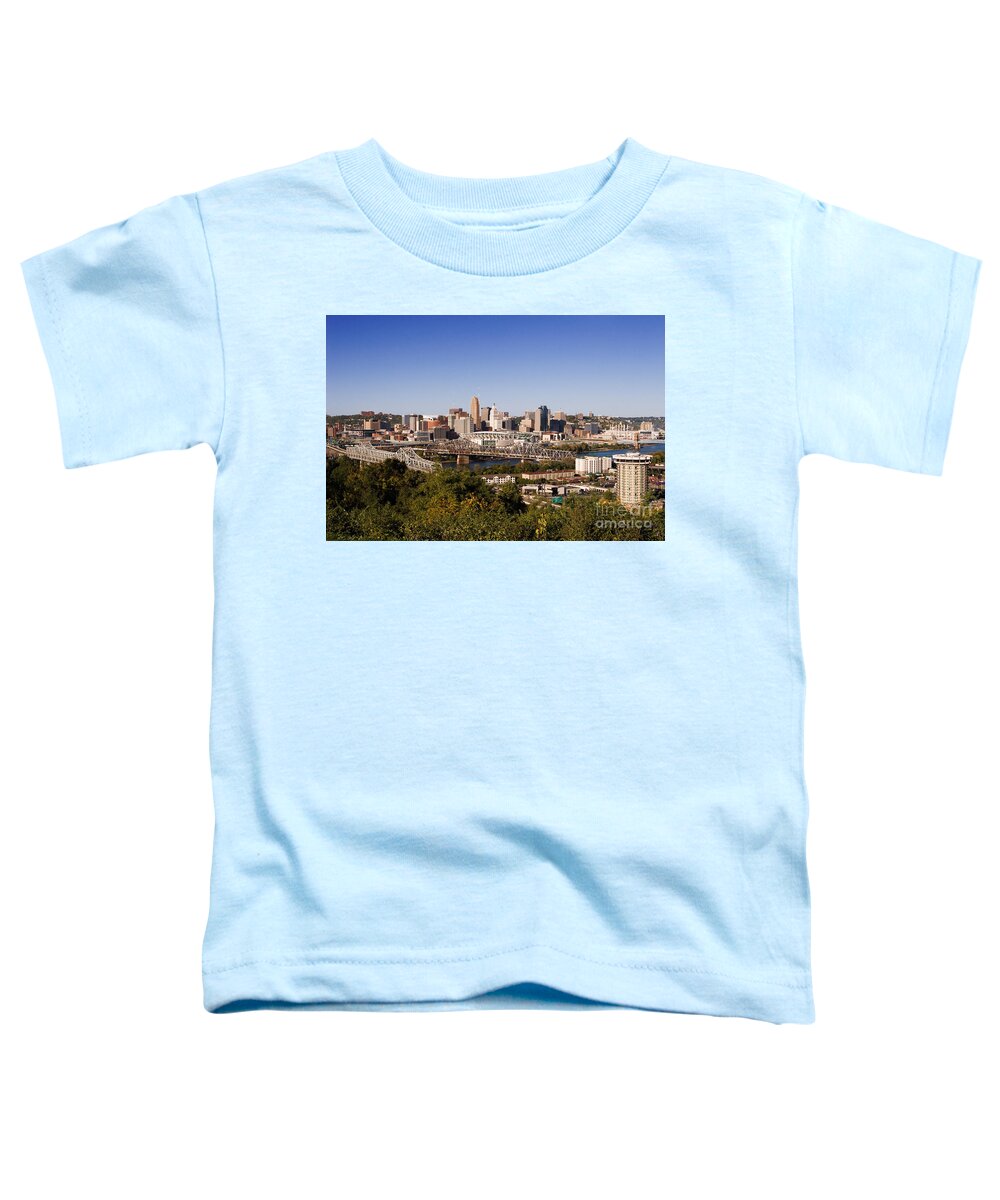 Cincinnati Toddler T-Shirt featuring the photograph Cincinnati, Ohio #2 by David Davis