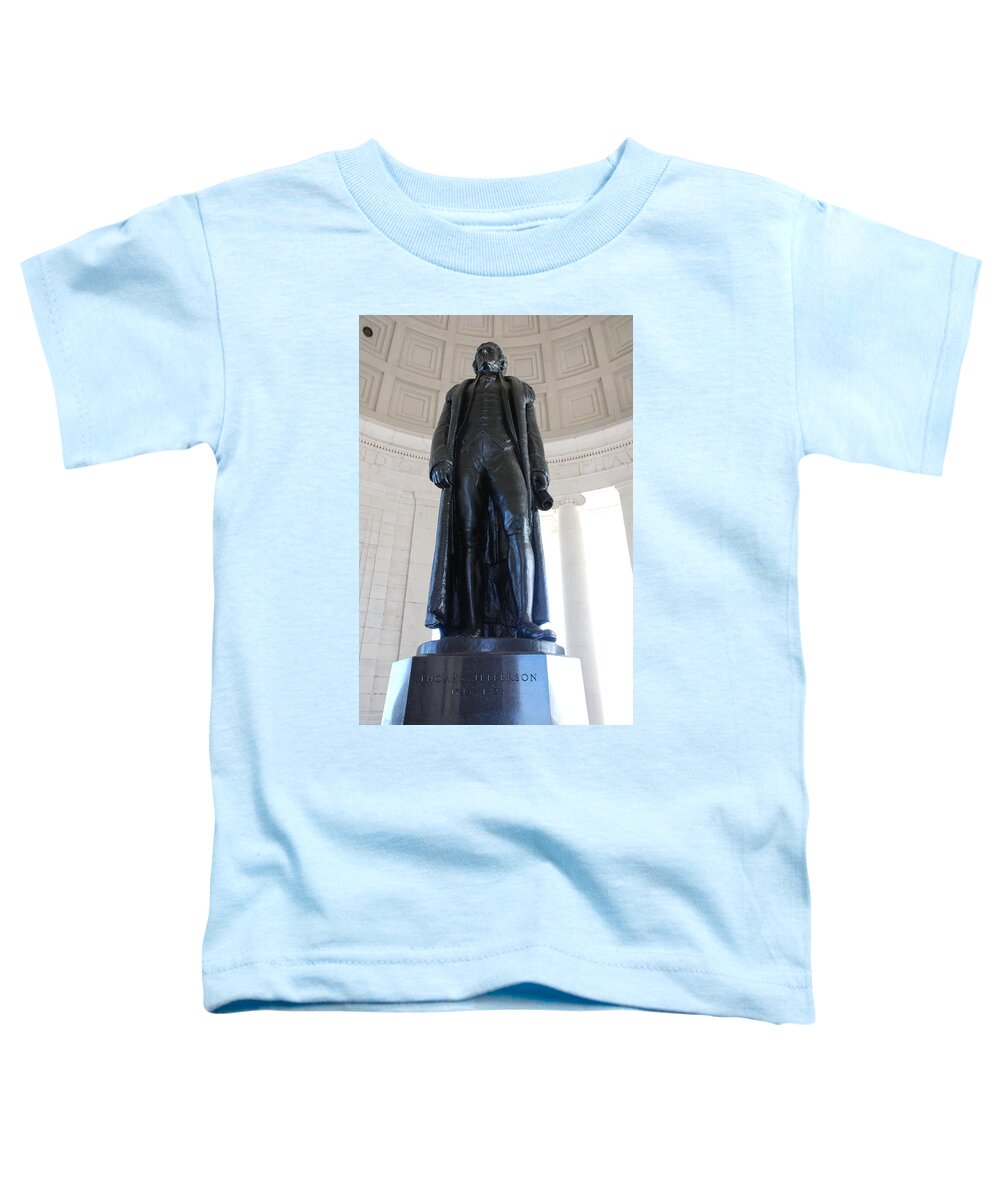 Declaration Of Independence Toddler T-Shirt featuring the photograph Jefferson Memorial by Kenny Glover