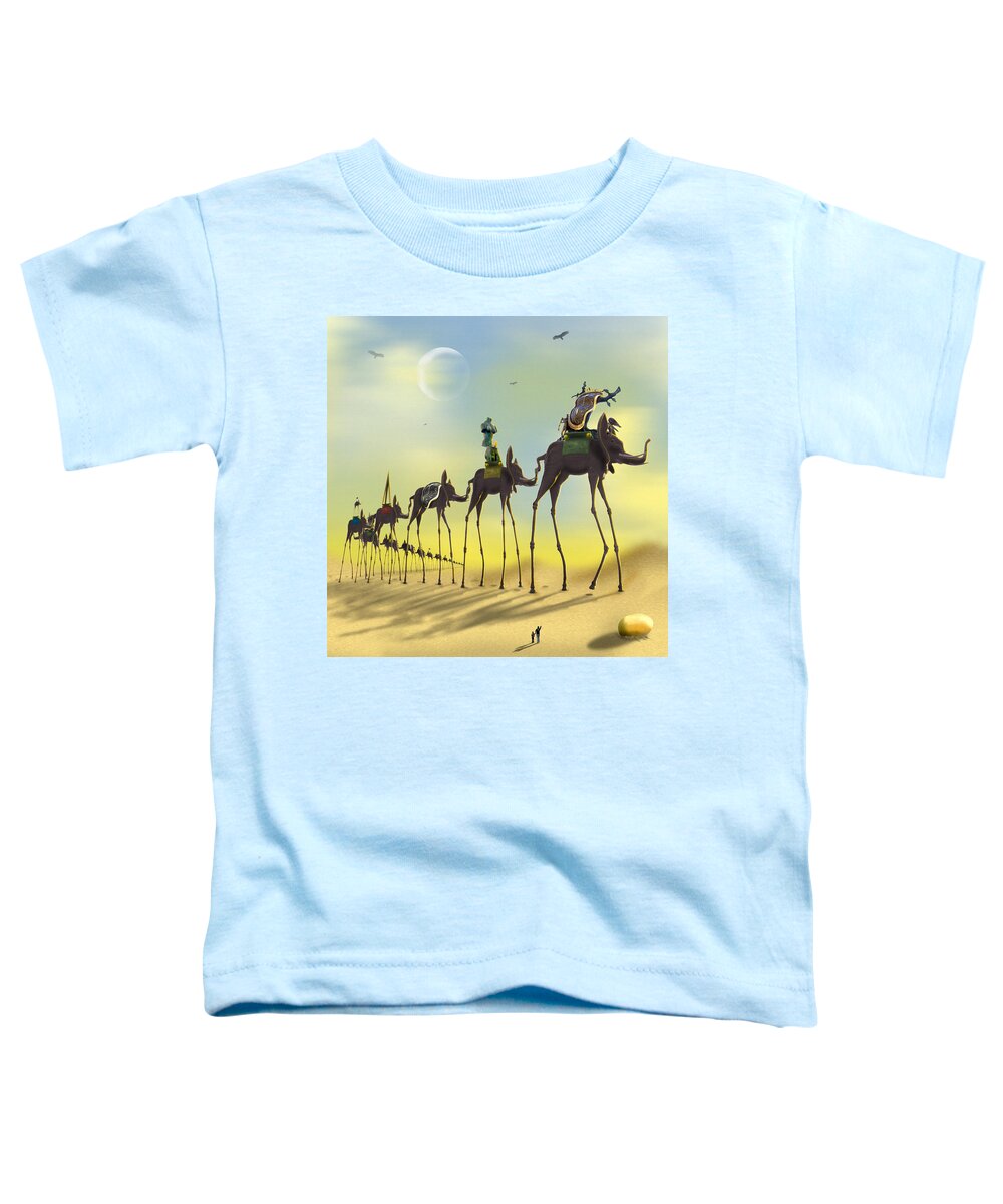 Surrealism Toddler T-Shirt featuring the photograph On the Move by Mike McGlothlen