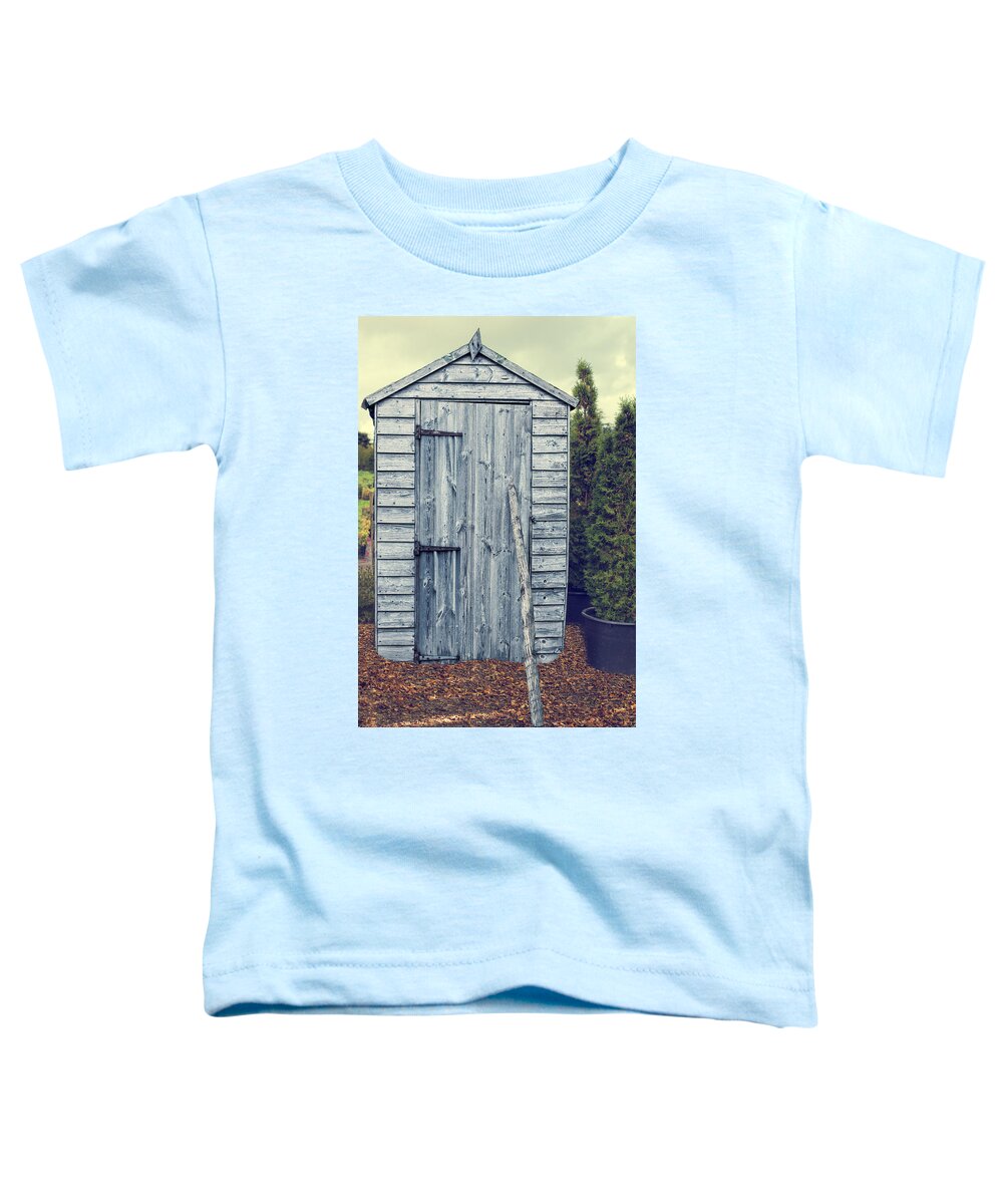 Garden Toddler T-Shirt featuring the photograph Garden Shed #3 by Amanda Elwell