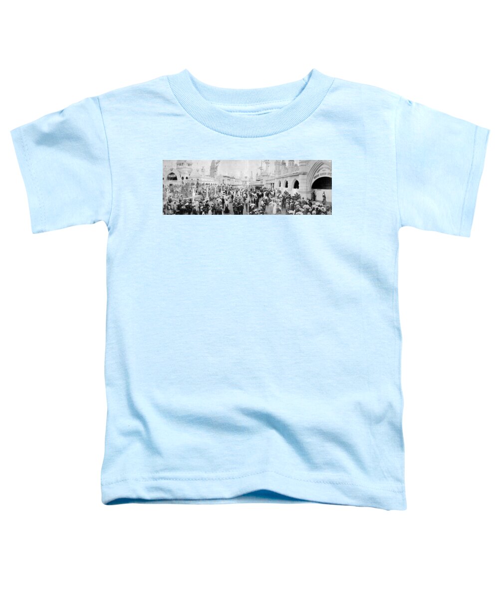 1903 Toddler T-Shirt featuring the photograph Coney Island Luna Park #4 by Granger
