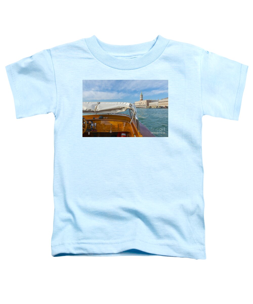 Taxi Boat Toddler T-Shirt featuring the photograph Taxi boat #6 by Mats Silvan