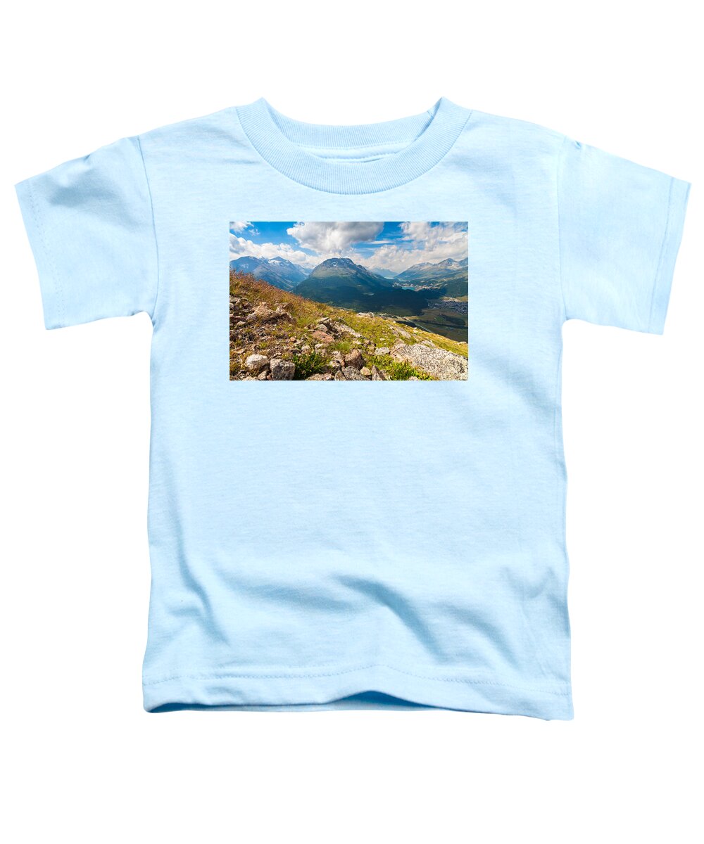 Bavarian Toddler T-Shirt featuring the photograph Swiss Mountains #9 by Raul Rodriguez