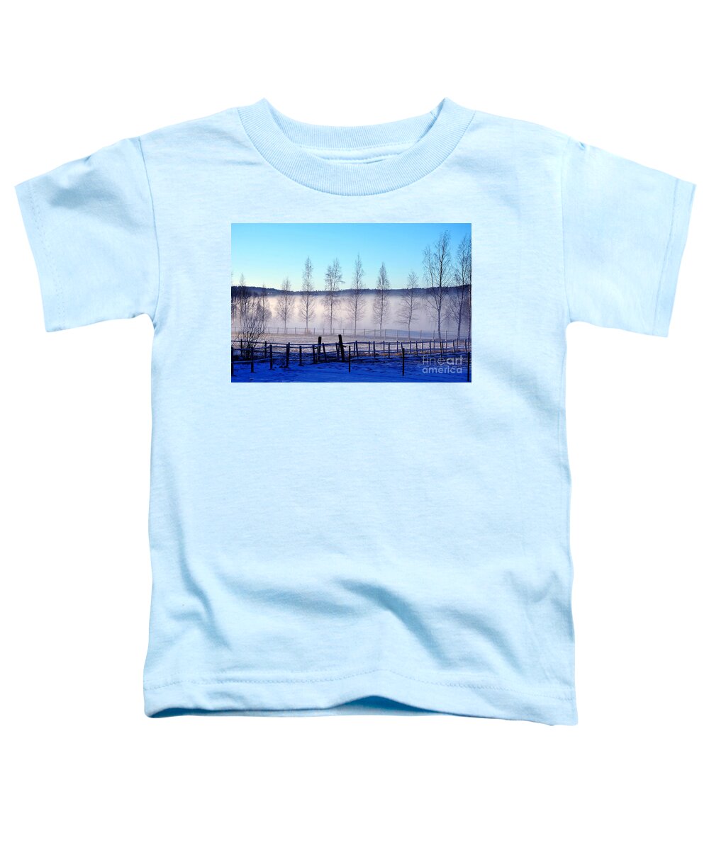 Winter Toddler T-Shirt featuring the photograph A Day Off by Randi Grace Nilsberg