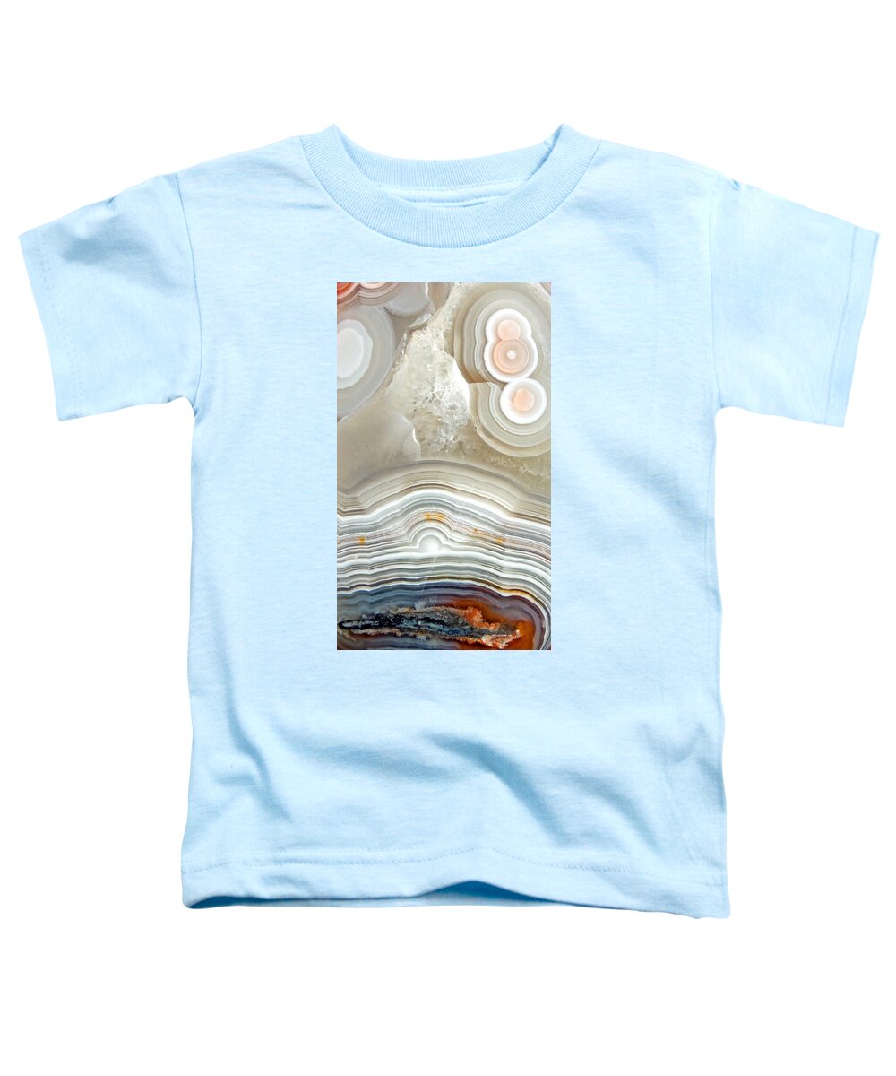 Duane Mccullough Toddler T-Shirt featuring the photograph Agate 5 Micro by Duane McCullough