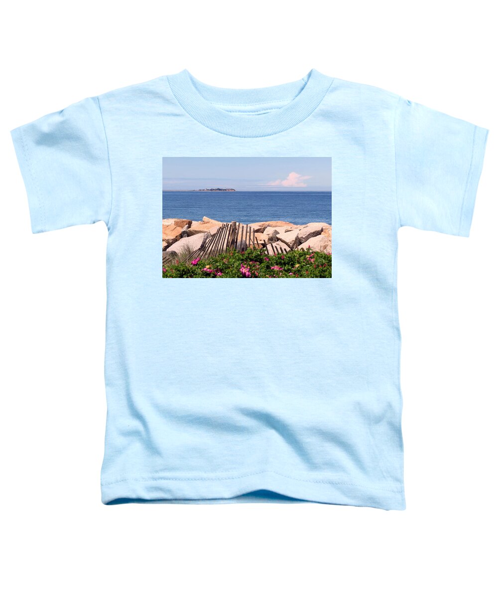 Beach Toddler T-Shirt featuring the photograph At the Beach by Janice Drew