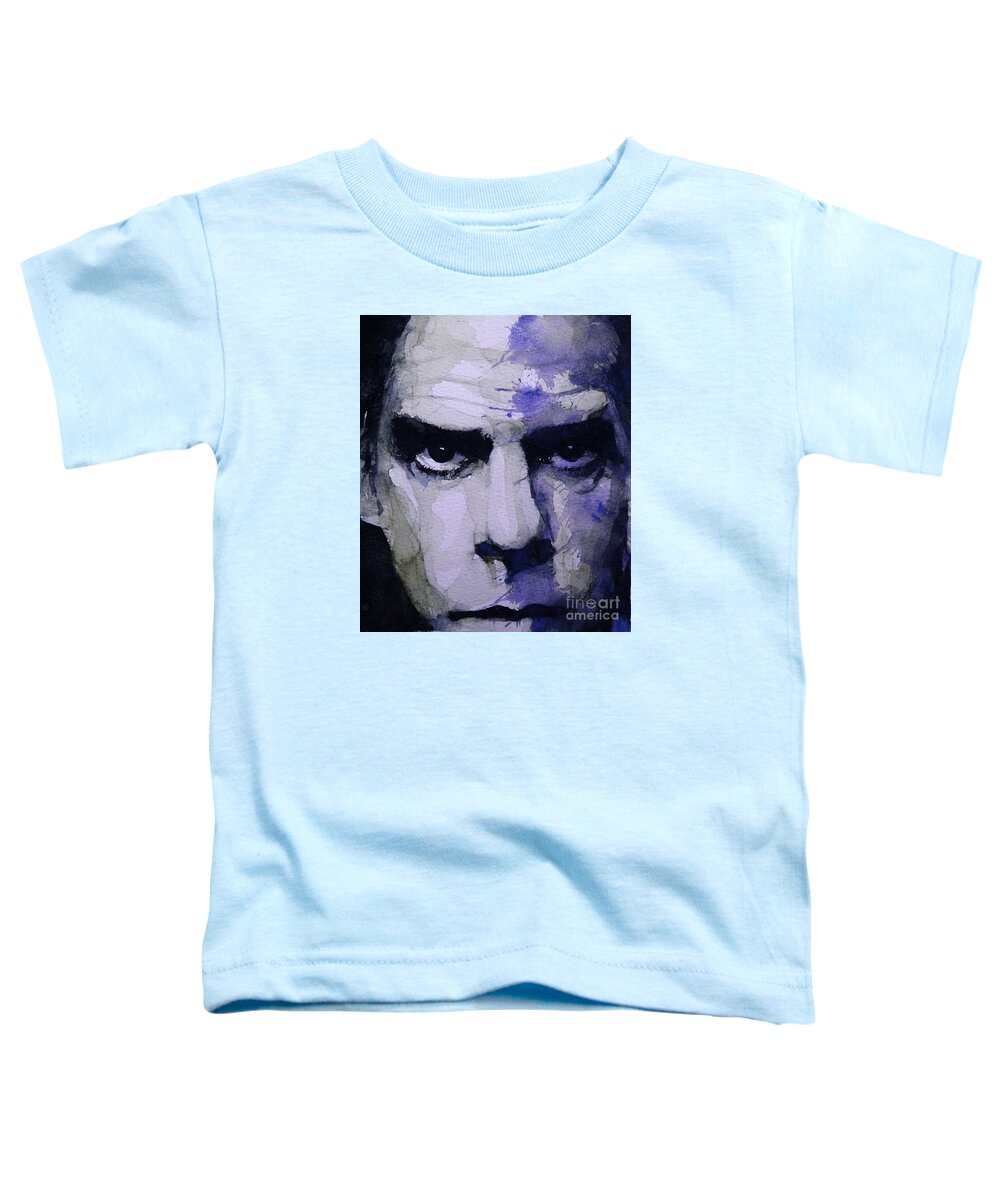 Nick Cave Toddler T-Shirt featuring the painting Bad Seed by Paul Lovering