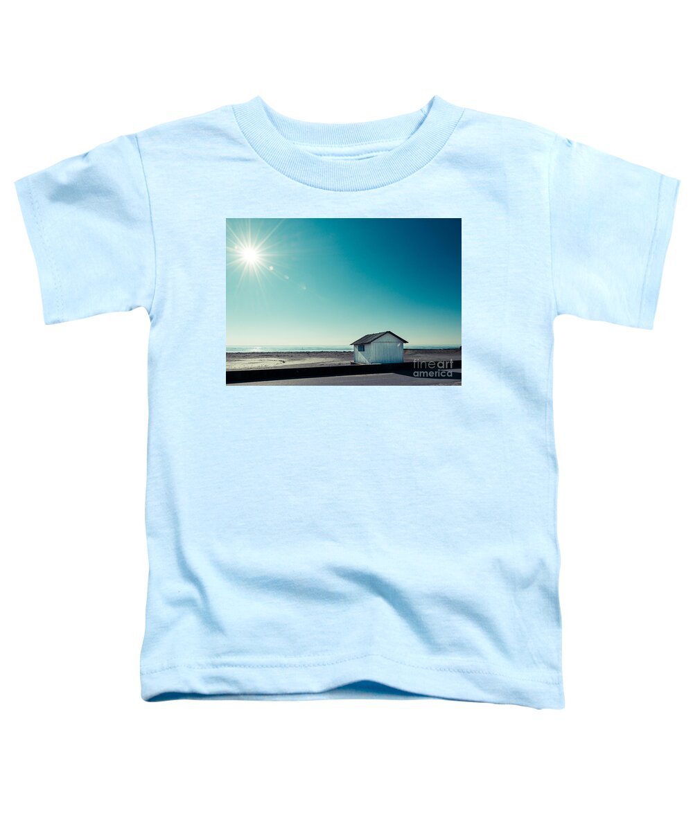 Friaul-julisch Venetien Toddler T-Shirt featuring the photograph beach cabin II by Hannes Cmarits