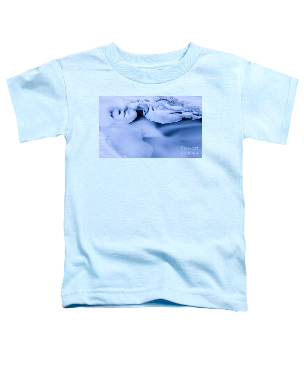Ice Toddler T-Shirt featuring the photograph Beauty Of Winter Ice Canada 10 by Bob Christopher