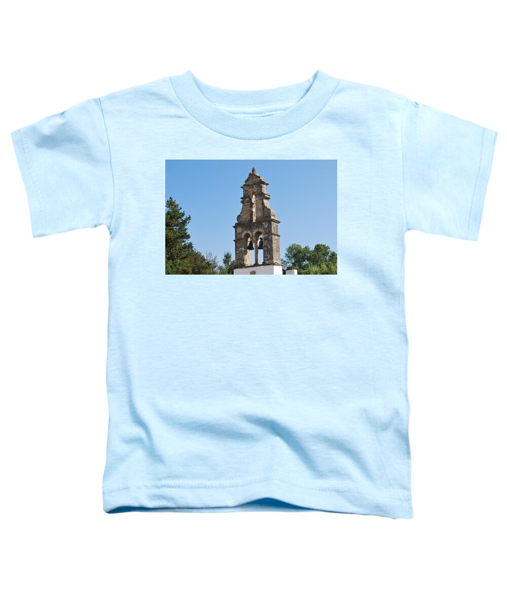 Bell Tower Toddler T-Shirt featuring the photograph Bell Tower 1584 2 by George Katechis