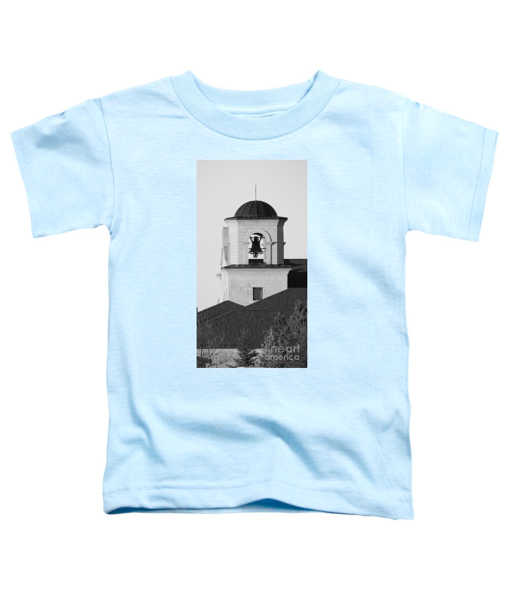 Church Toddler T-Shirt featuring the photograph Bells of Carmel of Jesus Mary and Joseph by Caryl J Bohn