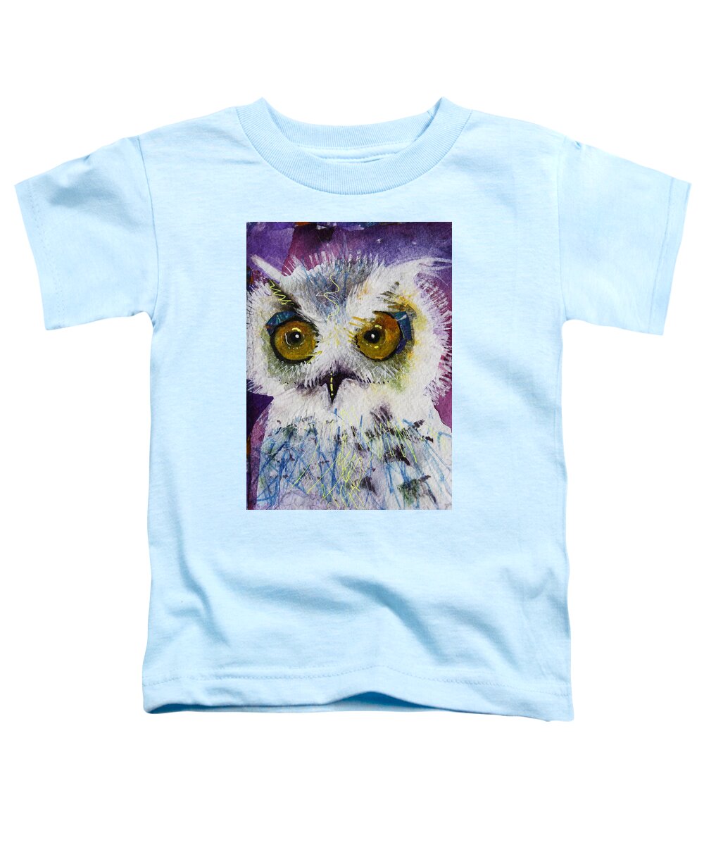 Moon Toddler T-Shirt featuring the painting Bloomer by Laurel Bahe