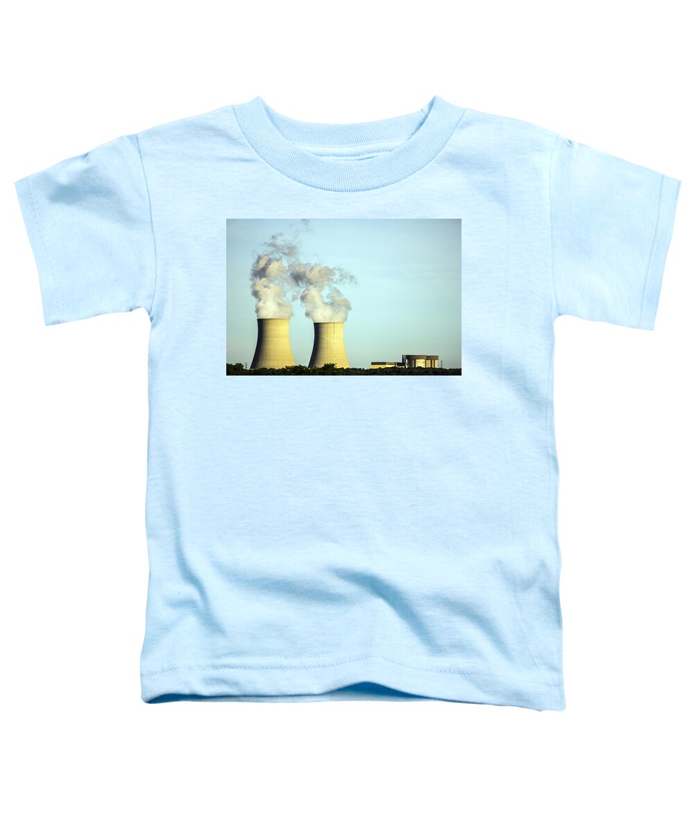 Byron Nuclear Plant Toddler T-Shirt featuring the photograph Byron Nuclear Plant by Josh Bryant