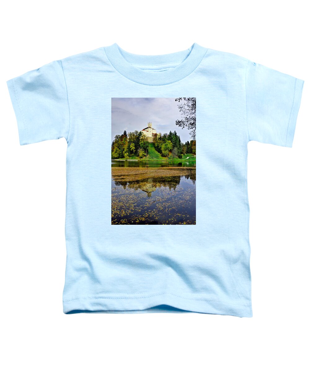 Castle Toddler T-Shirt featuring the photograph Castle Trakoscan vertical by Ivan Slosar