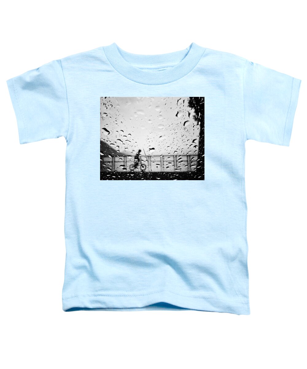 Rain Toddler T-Shirt featuring the photograph Children in Rain by J C