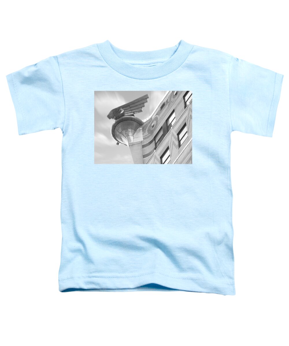 Vintage Architecture Toddler T-Shirt featuring the photograph Chrysler Building 4 by Mike McGlothlen