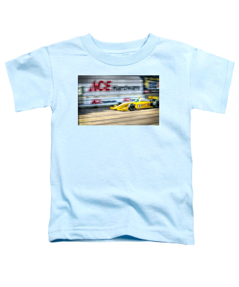 Conor Daly Toddler T-Shirt featuring the photograph Conor Daly by David Morefield