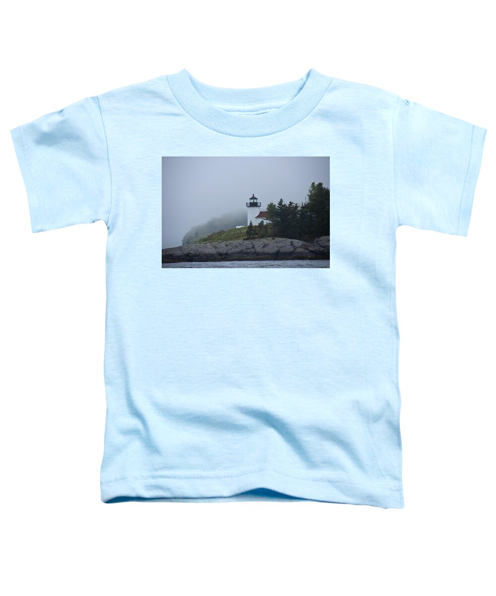 Curtis Island Lighthouse Toddler T-Shirt featuring the photograph Curtis Island Lighthouse by Daniel Hebard