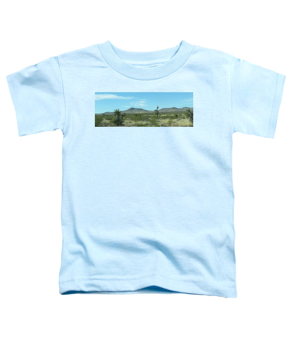 Desert Toddler T-Shirt featuring the photograph Desert Panoramic by Kay Novy