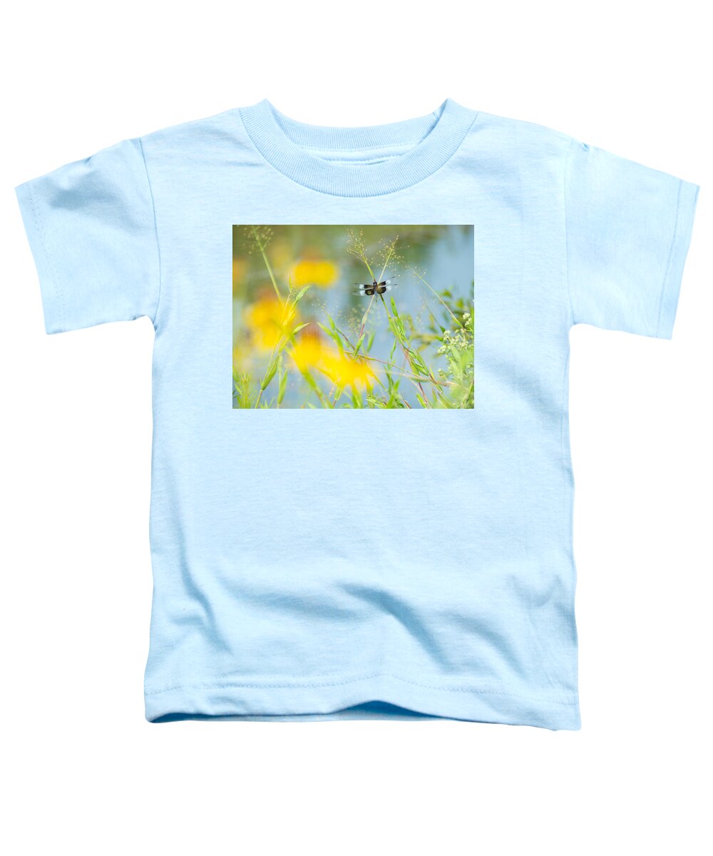 Dragonfly Toddler T-Shirt featuring the photograph Dragonfly Beauty by Stacy Abbott
