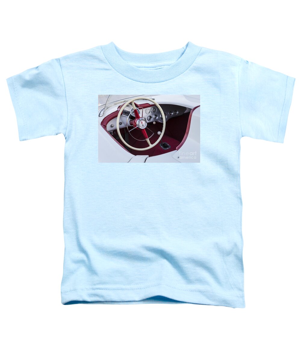 1954 Toddler T-Shirt featuring the photograph Duntov 1954 Corvette Interior by Dennis Hedberg