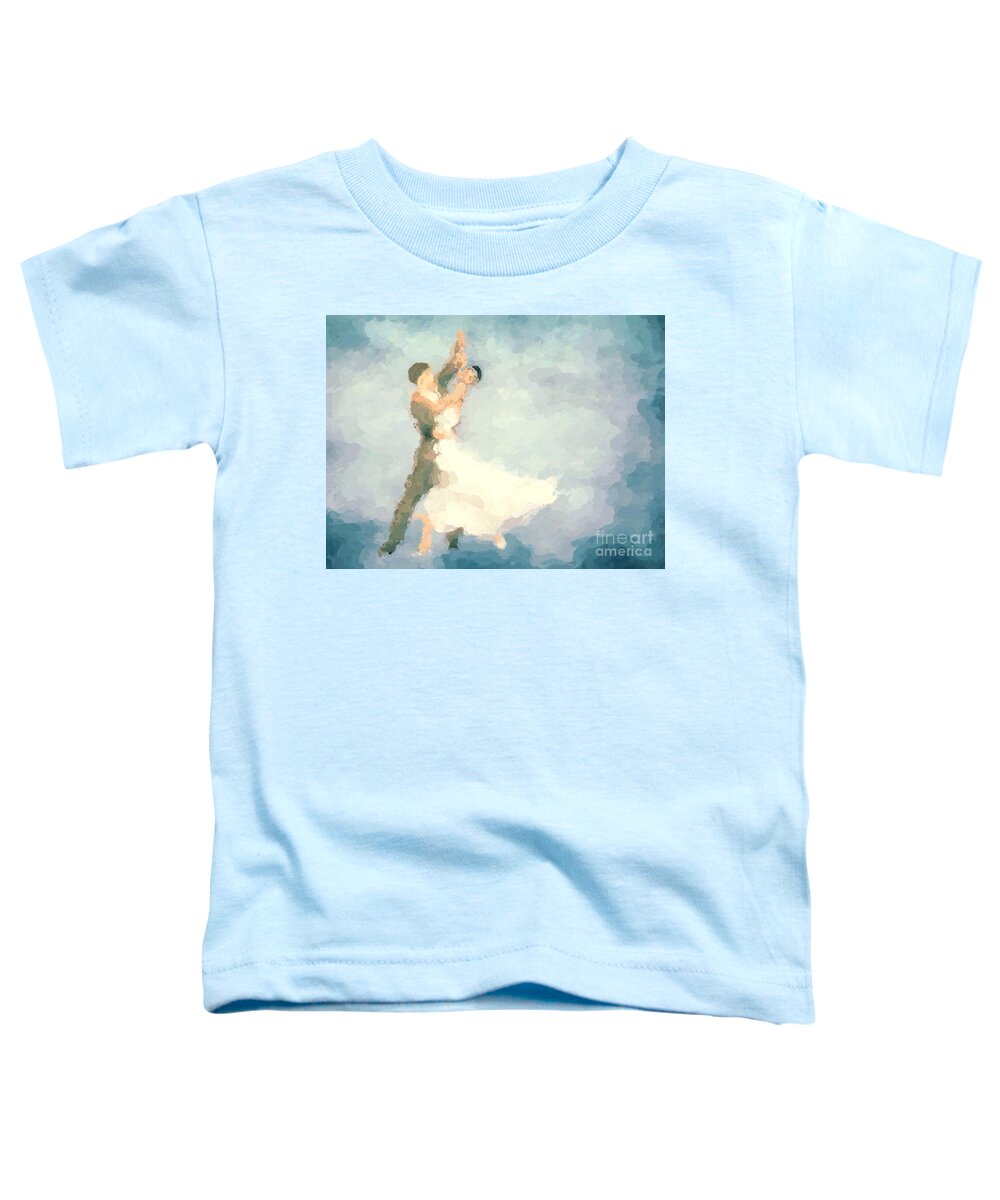 Foxtrot Painting Toddler T-Shirt featuring the painting Foxtrot by John Edwards