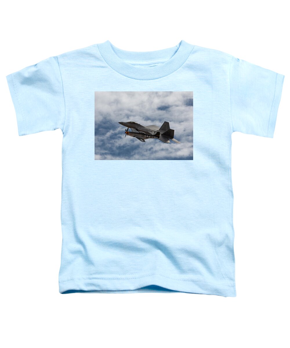 P-51 Toddler T-Shirt featuring the photograph Heritage Flight by John Daly