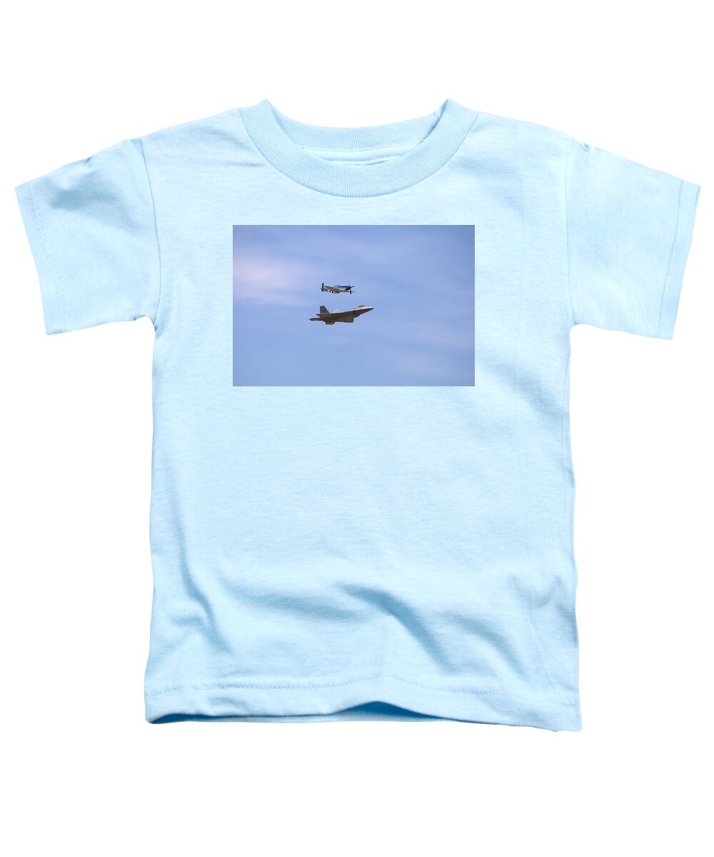 4826 Toddler T-Shirt featuring the photograph Herritage Flight Formation by Gordon Elwell